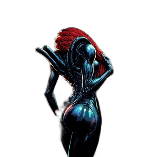robot, dress, creature, mask transparent PNG cut-out