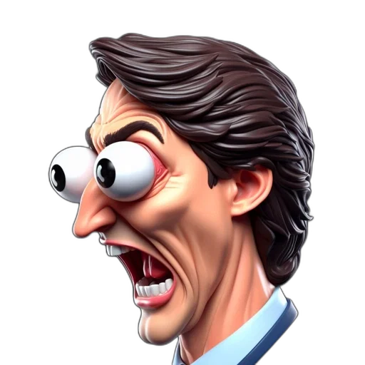 face, mask, creature, photorealistic transparent PNG cut-out