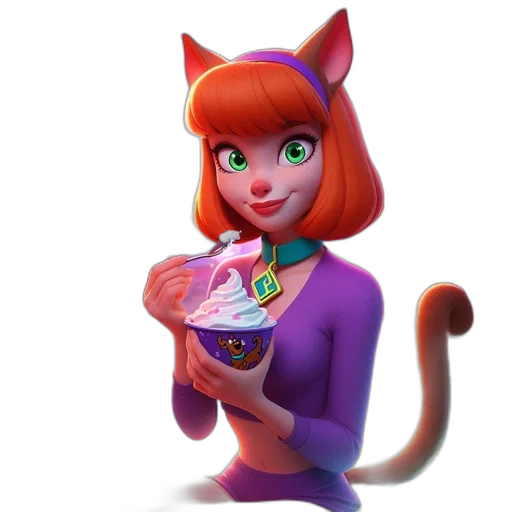 food, staff, 3d render, concept art transparent PNG cut-out