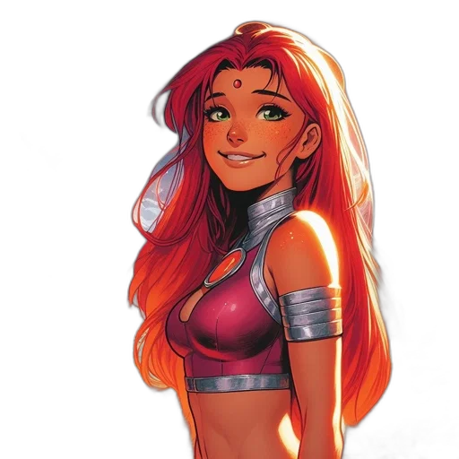 comic book art, concept art, fantasy art, watercolor transparent PNG cut-out