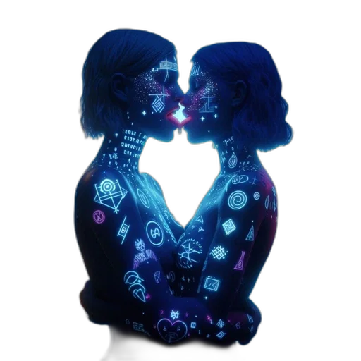 robot, pixel art, cyberpunk, concept art transparent PNG cut-out