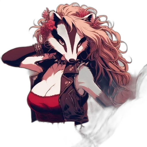 mask, jacket, creature, weapon transparent PNG cut-out