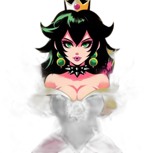 crown, jewelry, dress, fantasy art transparent PNG cut-out