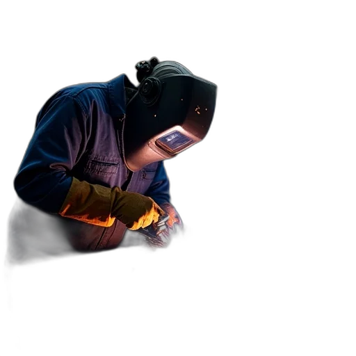 staff, mask, hat, jacket transparent PNG cut-out