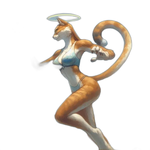 dragon, staff, creature, weapon transparent PNG cut-out