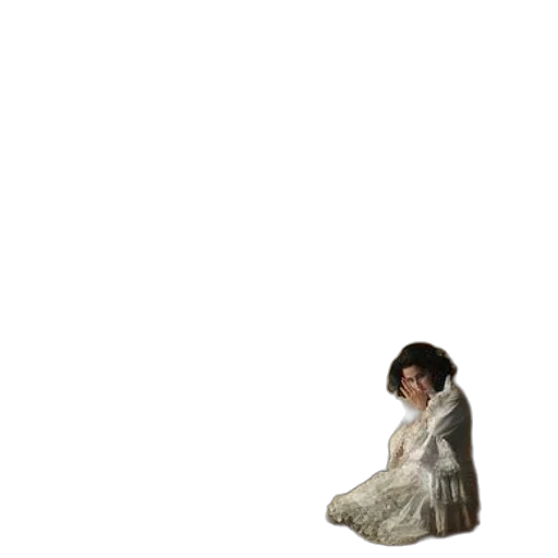 dress, hair, creature, robot transparent PNG cut-out