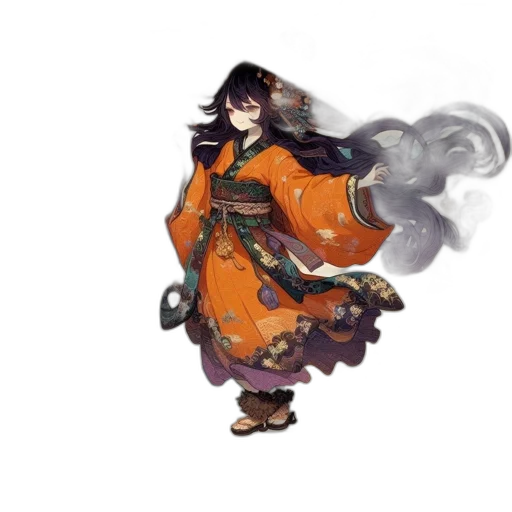 staff, dragon, dress, weapon transparent PNG cut-out