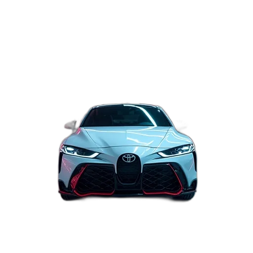 car, 3d render, concept art, photorealistic transparent PNG cut-out