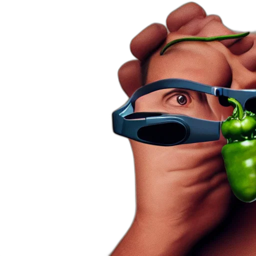 mask, face, jewelry, 3d render transparent PNG cut-out