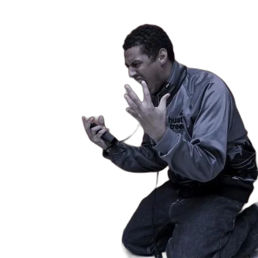 jacket, staff, concept art, 3d render transparent PNG cut-out