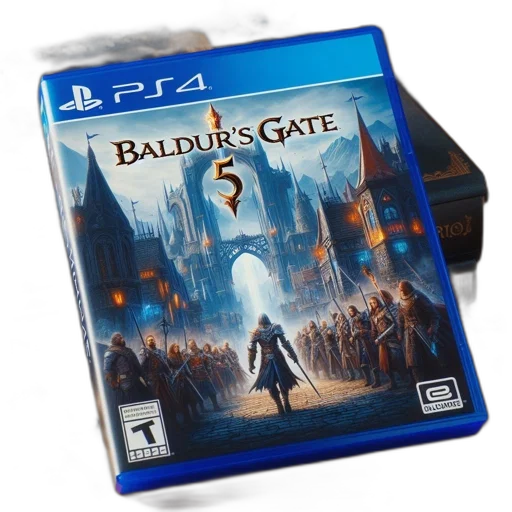 concept art, playstation, game, case transparent PNG cut-out