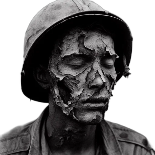 face, mask, hat, photorealistic transparent PNG cut-out