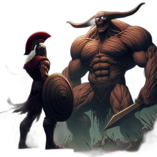 concept art, fantasy art, comic book art, 3d render transparent PNG cut-out