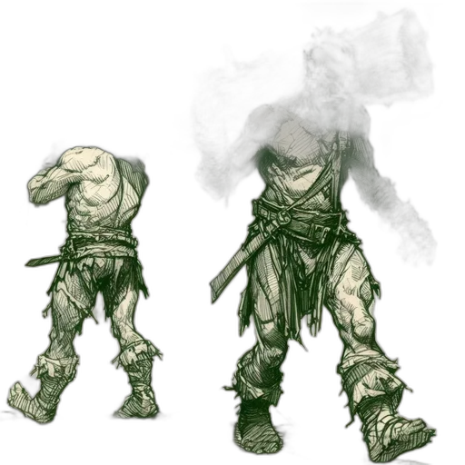 concept art, fantasy art, 3d render, comic book art transparent PNG cut-out