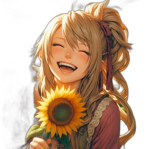 flower, face, mask, staff transparent PNG cut-out