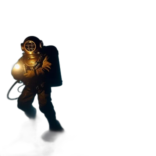 robot, mask, staff, creature transparent PNG cut-out