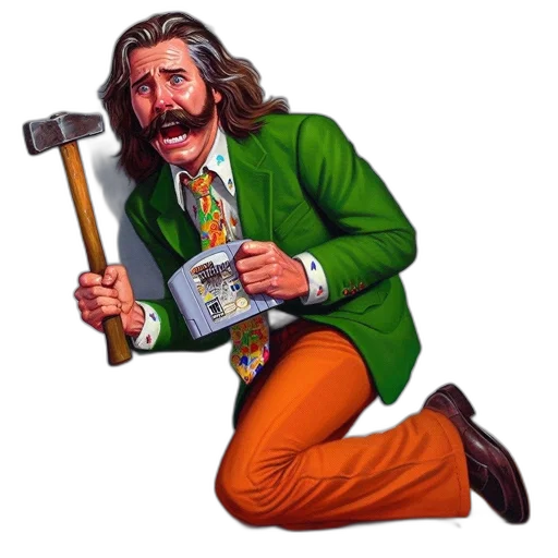 staff, face, weapon, robot transparent PNG cut-out