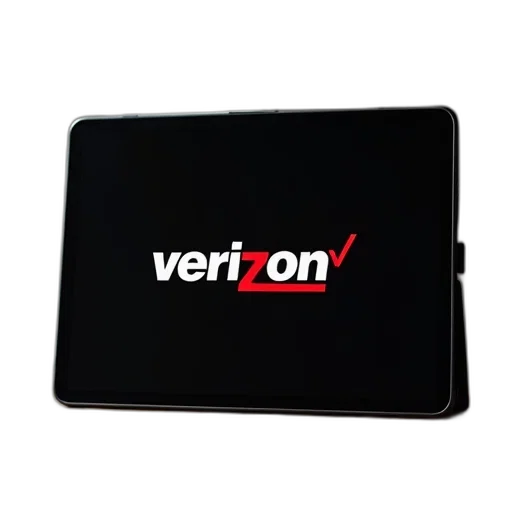 tablet, displaying, verizon, logo transparent PNG cut-out