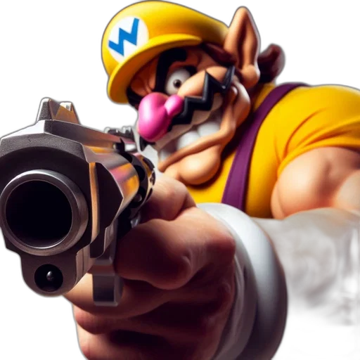 weapon, animal, staff, face transparent PNG cut-out