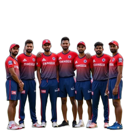 staff, ipl, team, before transparent PNG cut-out