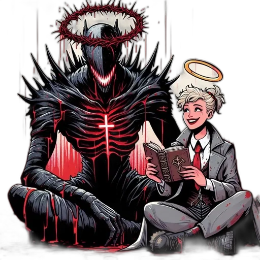 comic book art, concept art, pixel art, fantasy art transparent PNG cut-out