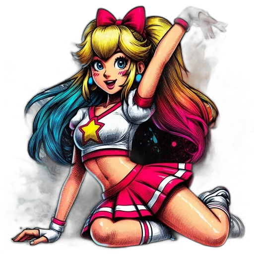staff, anime, cartoon, comic book art transparent PNG cut-out