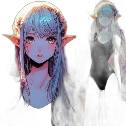 creature, mask, face, staff transparent PNG cut-out