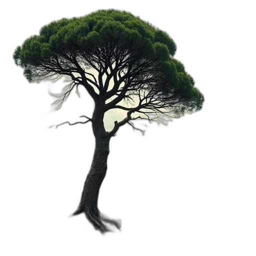 tree, hair, crown, animal transparent PNG cut-out