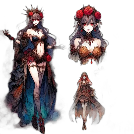 concept art, fantasy art, anime, pixel art transparent PNG cut-out