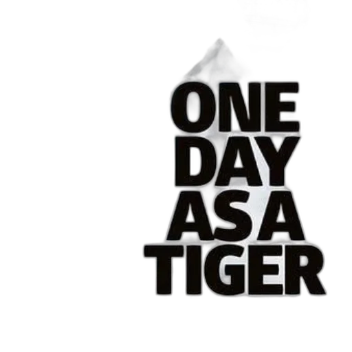 cover, one, day, tiger transparent PNG cut-out