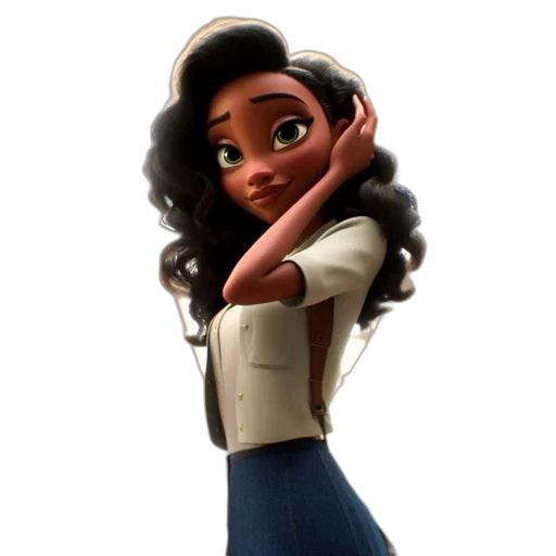 dress, staff, face, cartoon transparent PNG cut-out