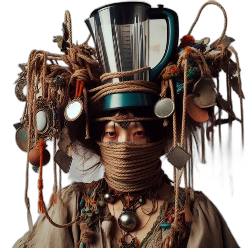 mask, face, staff, robot transparent PNG cut-out