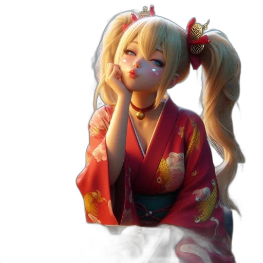 dragon, staff, dress, face transparent PNG cut-out