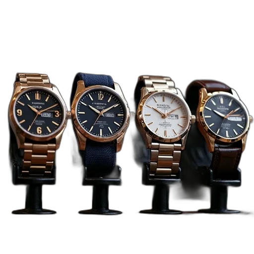 jewelry, group, mens, watches transparent PNG cut-out