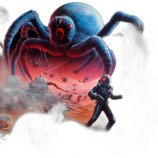 creature, concept art, comic book art, fantasy art transparent PNG cut-out