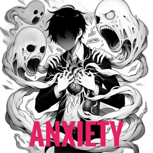 mask, anime, comic book art, concept art transparent PNG cut-out
