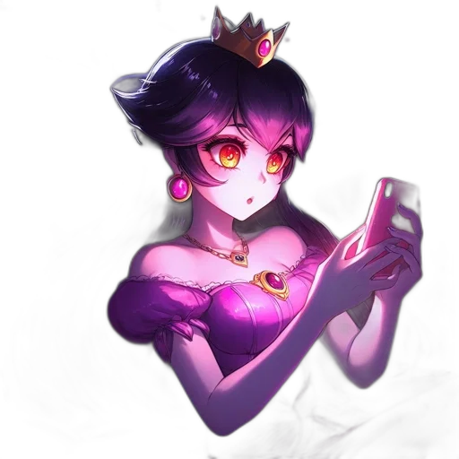 crown, robot, staff, dress transparent PNG cut-out
