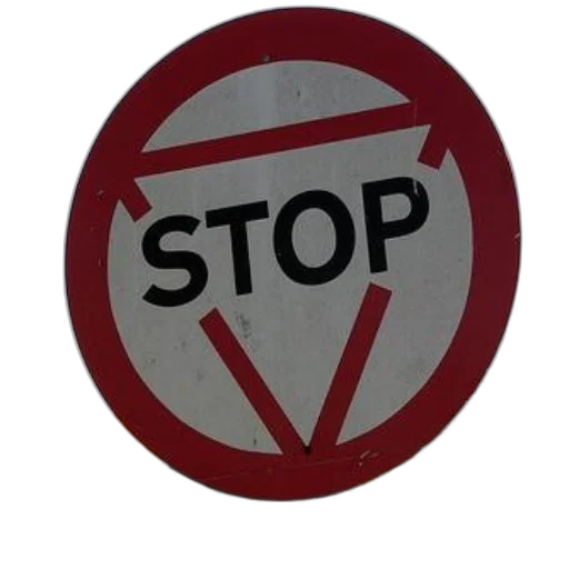staff, large, stop, sign transparent PNG cut-out