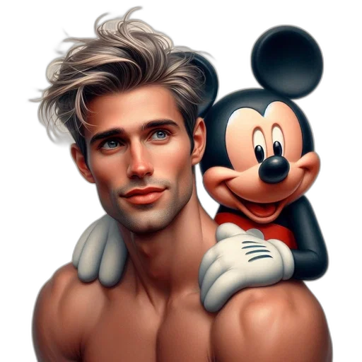 photorealistic, cartoon, fantasy art, oil painting transparent PNG cut-out
