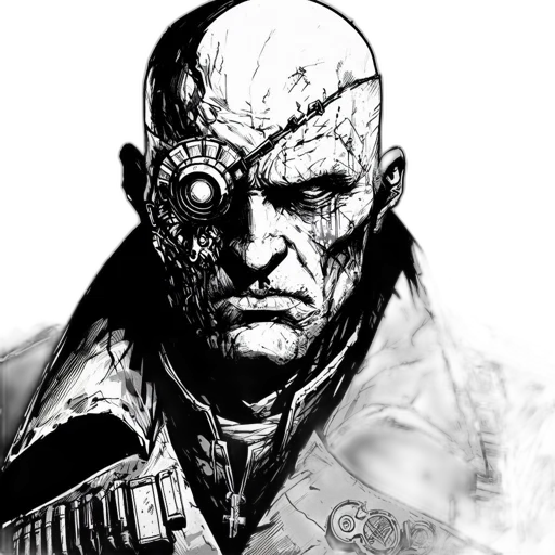 mask, face, comic book art, concept art transparent PNG cut-out