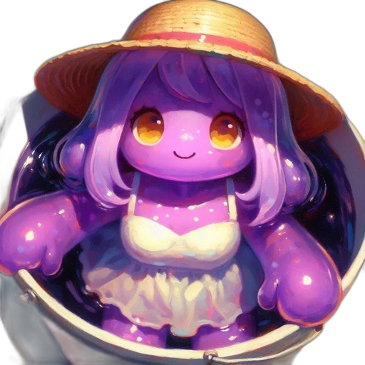 hat, creature, food, staff transparent PNG cut-out