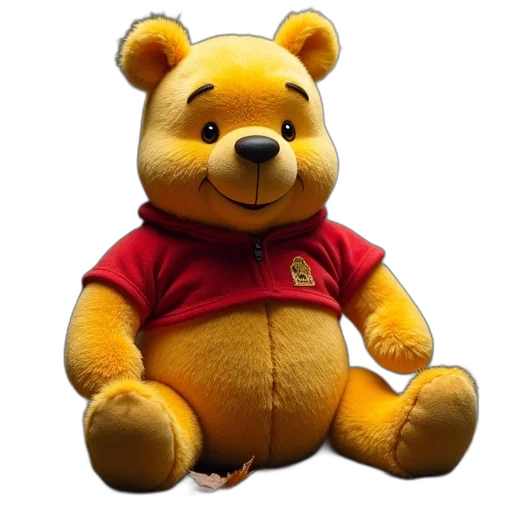 staff, 3d render, winnie, pooh transparent PNG cut-out