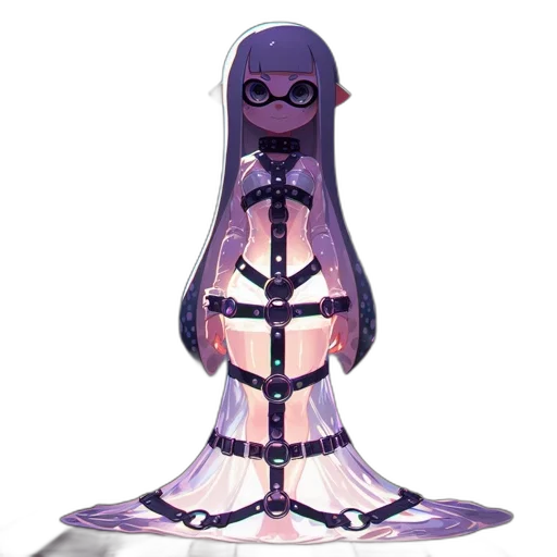 dress, mask, creature, weapon transparent PNG cut-out