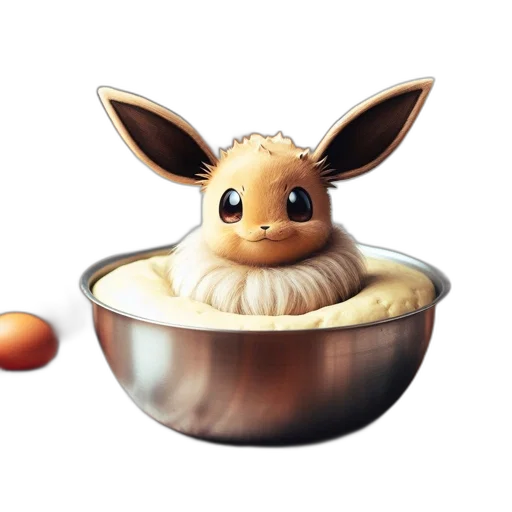 food, creature, animal, 3d render transparent PNG cut-out
