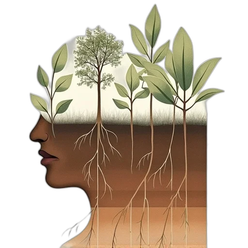 face, crown, tree, hair transparent PNG cut-out