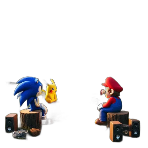 animal, pixel art, concept art, 3d render transparent PNG cut-out