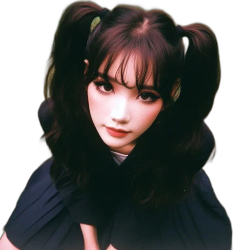 hair, face, photorealistic, anime transparent PNG cut-out