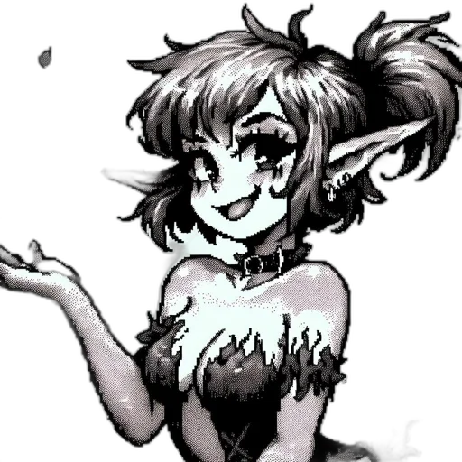 creature, staff, dress, mask transparent PNG cut-out