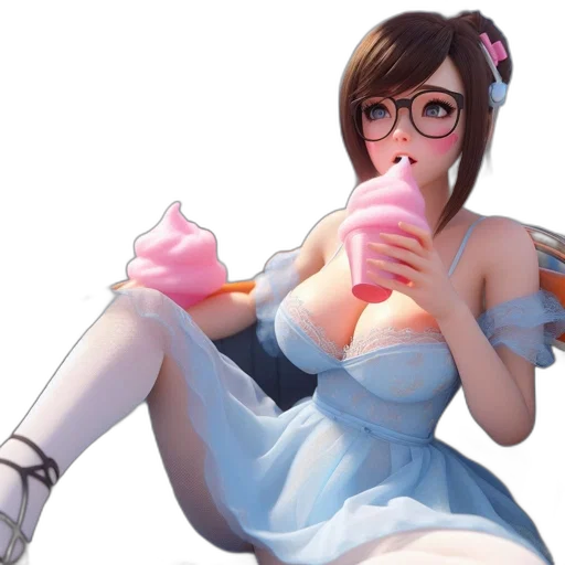 dress, bottle, food, staff transparent PNG cut-out