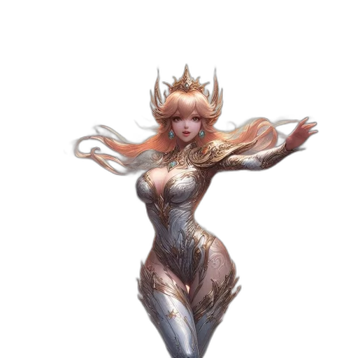 dress, creature, crown, dragon transparent PNG cut-out